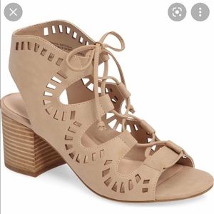 Nordstrom BP Decker Lace-Up Sandal - Nude